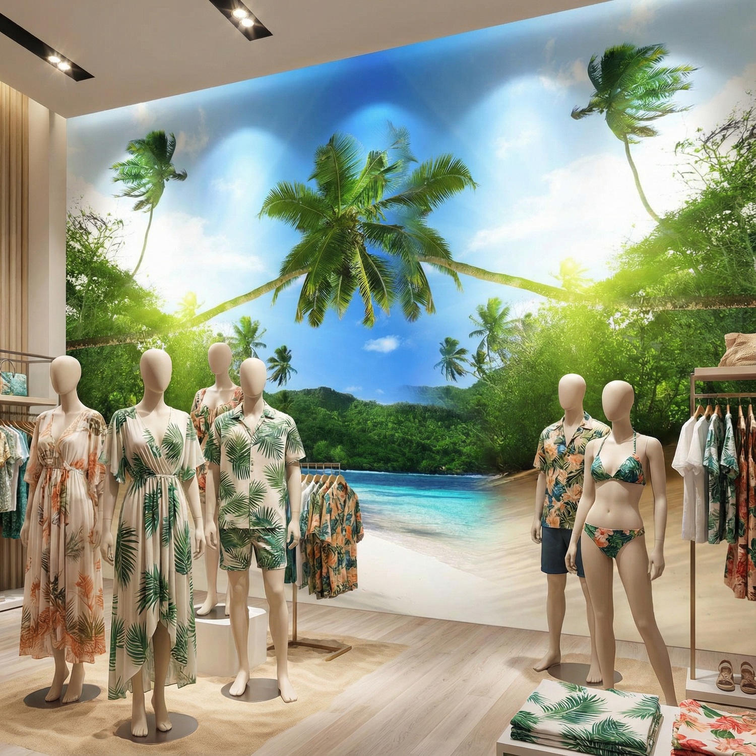 Fotomurales: Playa cubana