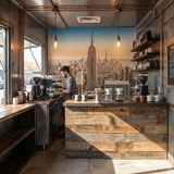 Fotomurales: Centro de Manhattan al atardecer 11