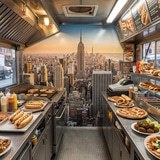 Fotomurales: Centro de Manhattan al atardecer 17