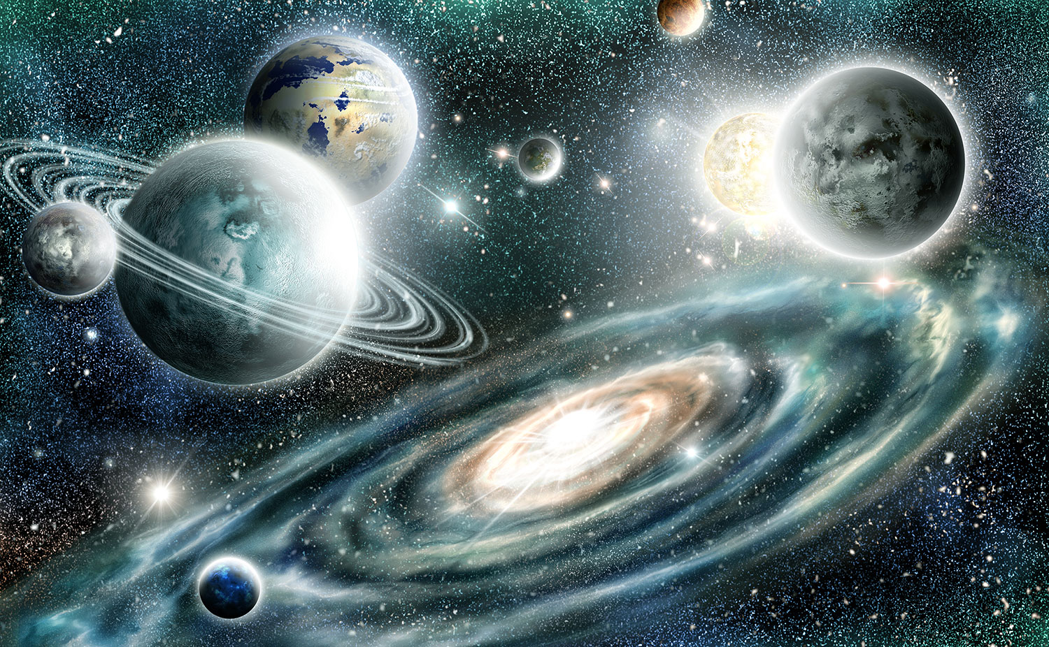 Fotomurales: Planetas en el Universo