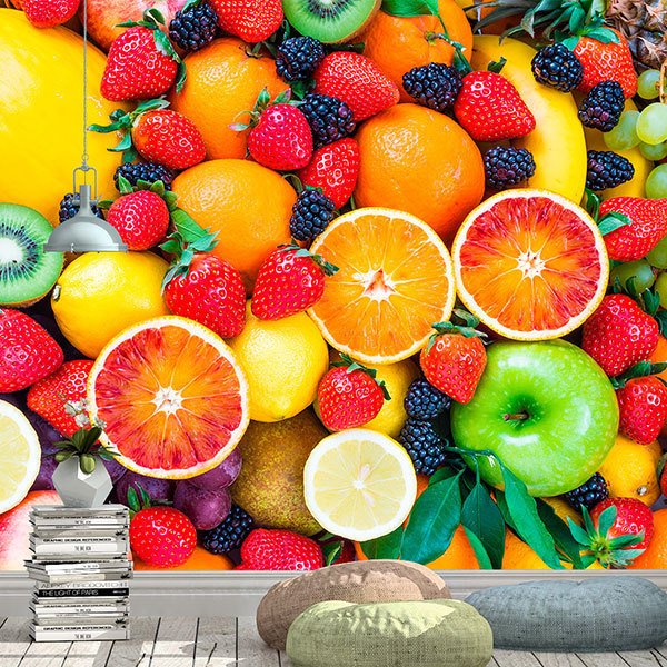 Fotomurales: Macedonia de frutas