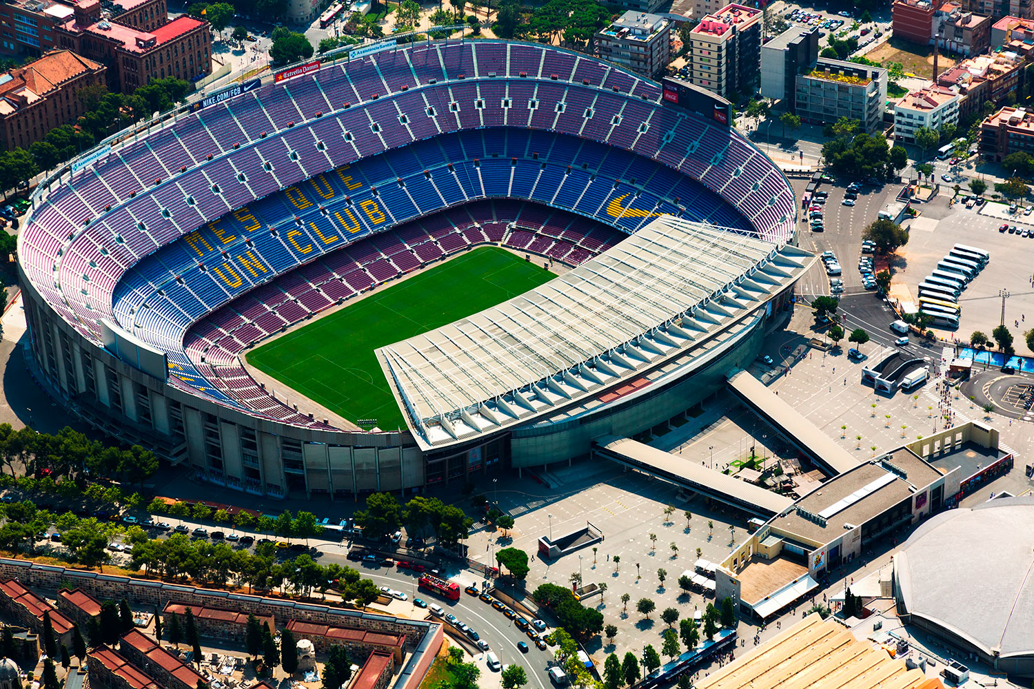 Fotomurales: Vista a&eacute;rea del Camp Nou