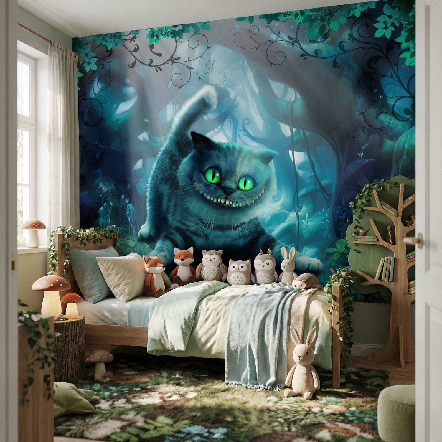 Fotomurales: Gato de Cheshire