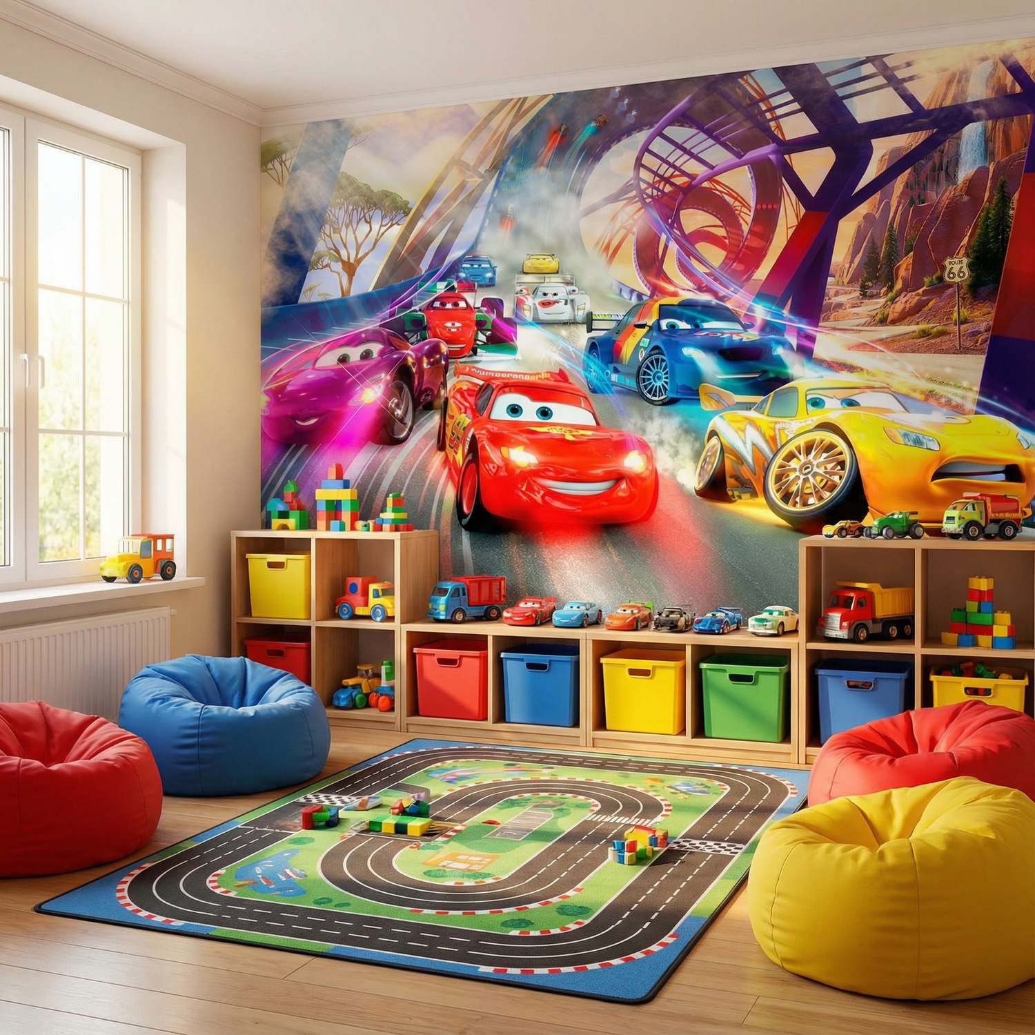 Fotomurales: Carrera de Cars, Disney