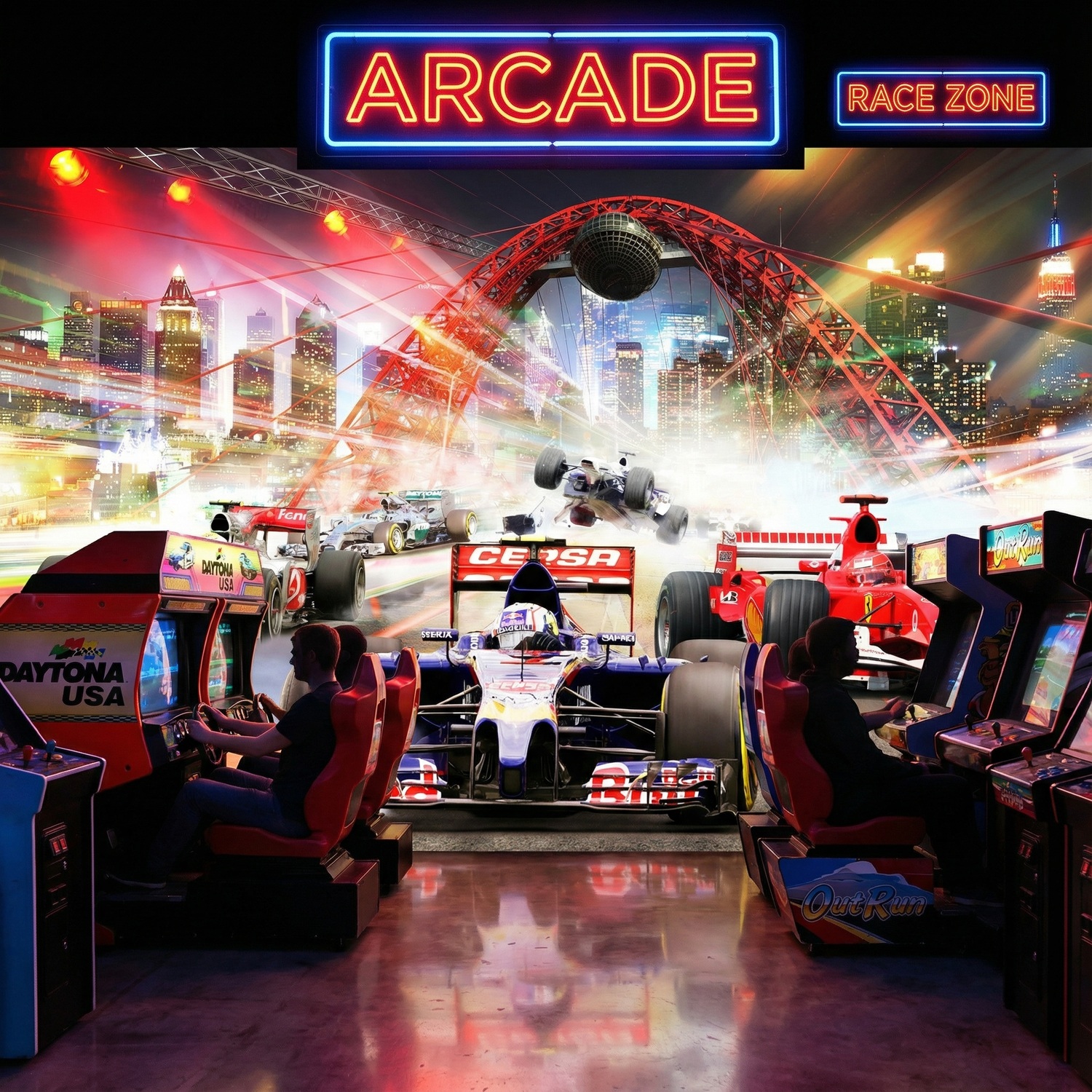 Fotomurales: Carrera de F&oacute;rmula 1