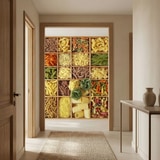 Fotomurales: Collage Pasta italiana 18