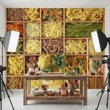 Fotomurales: Collage Pasta italiana 10