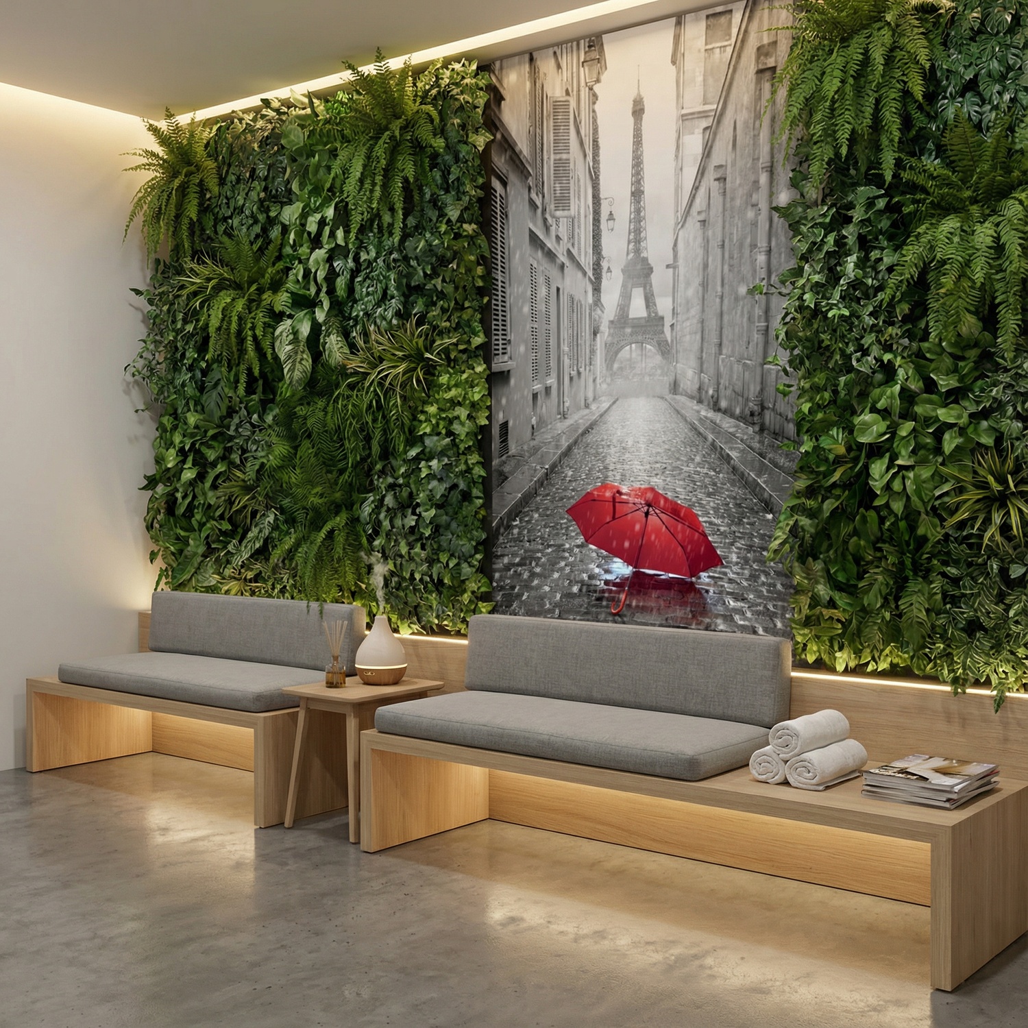 Fotomurales: Lluvia en Par&iacute;s