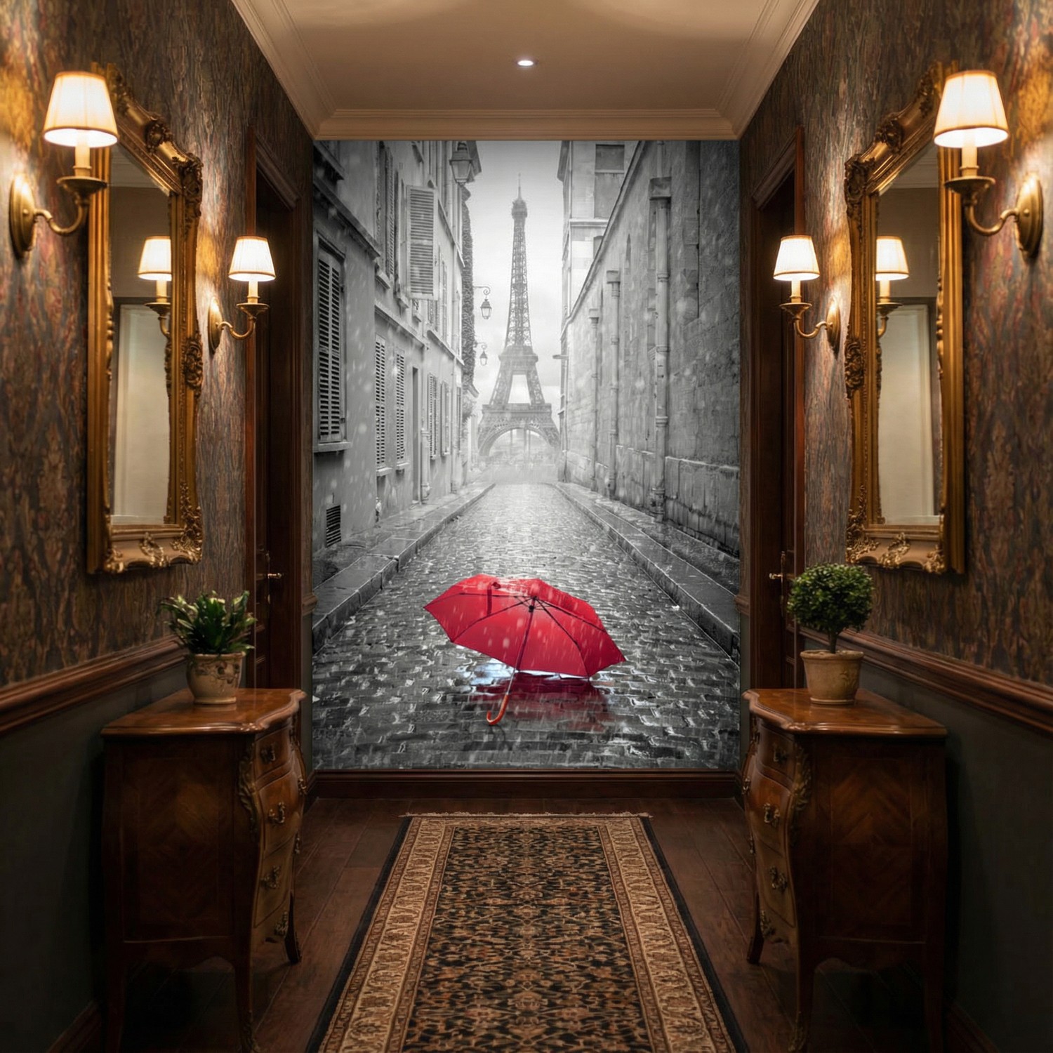 Fotomurales: Lluvia en Par&iacute;s