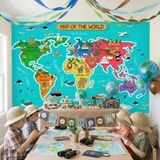 Fotomurales: Mapa del mundo infantil 18