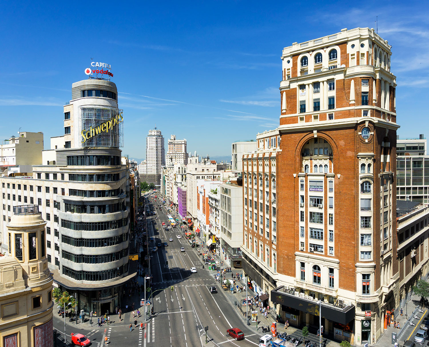 Fotomurales: Calle Gran V&iacute;a, Madrid