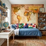 Fotomurales: Mapamundi did&aacute;ctico 12