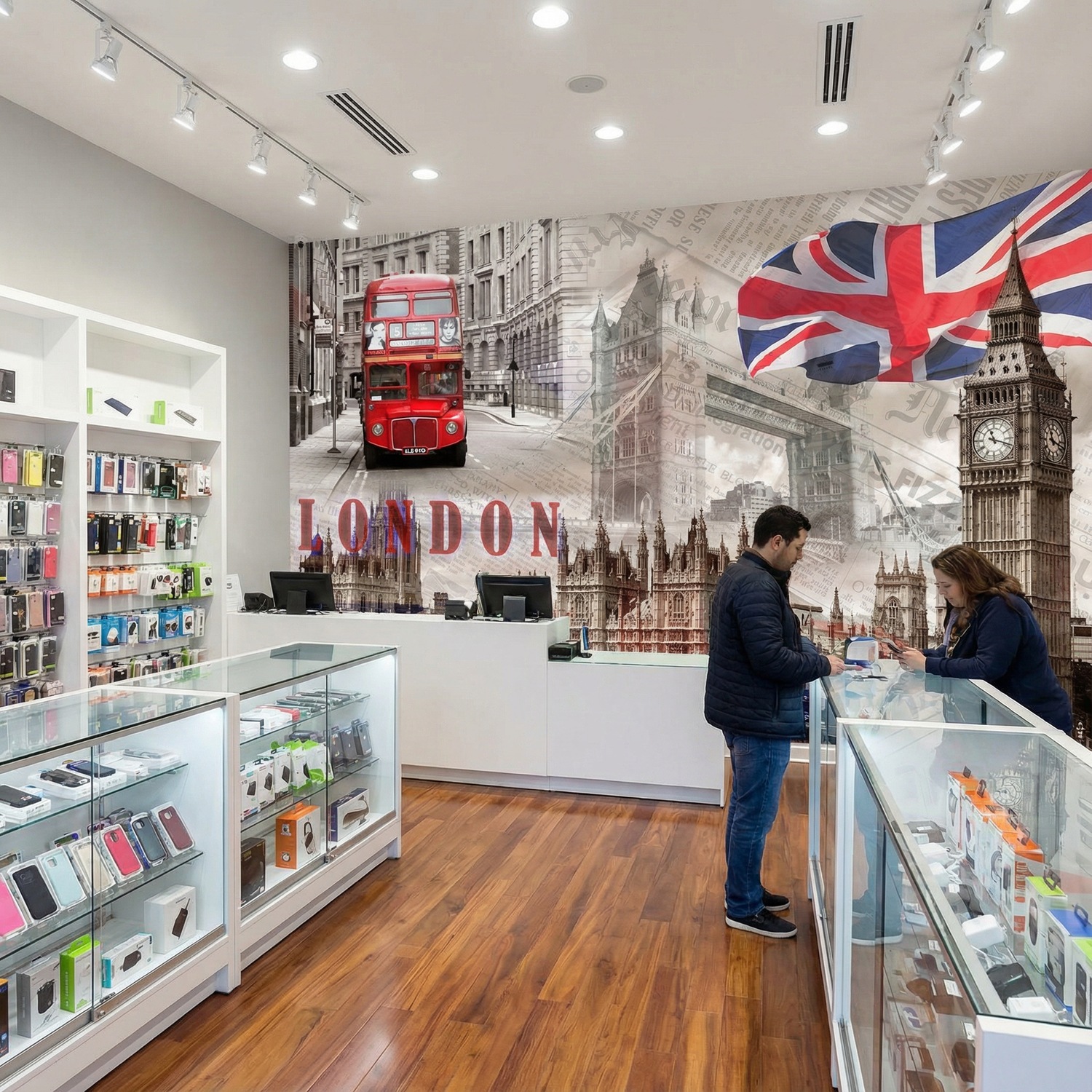 Fotomurales: Collage Palacio de Westminster