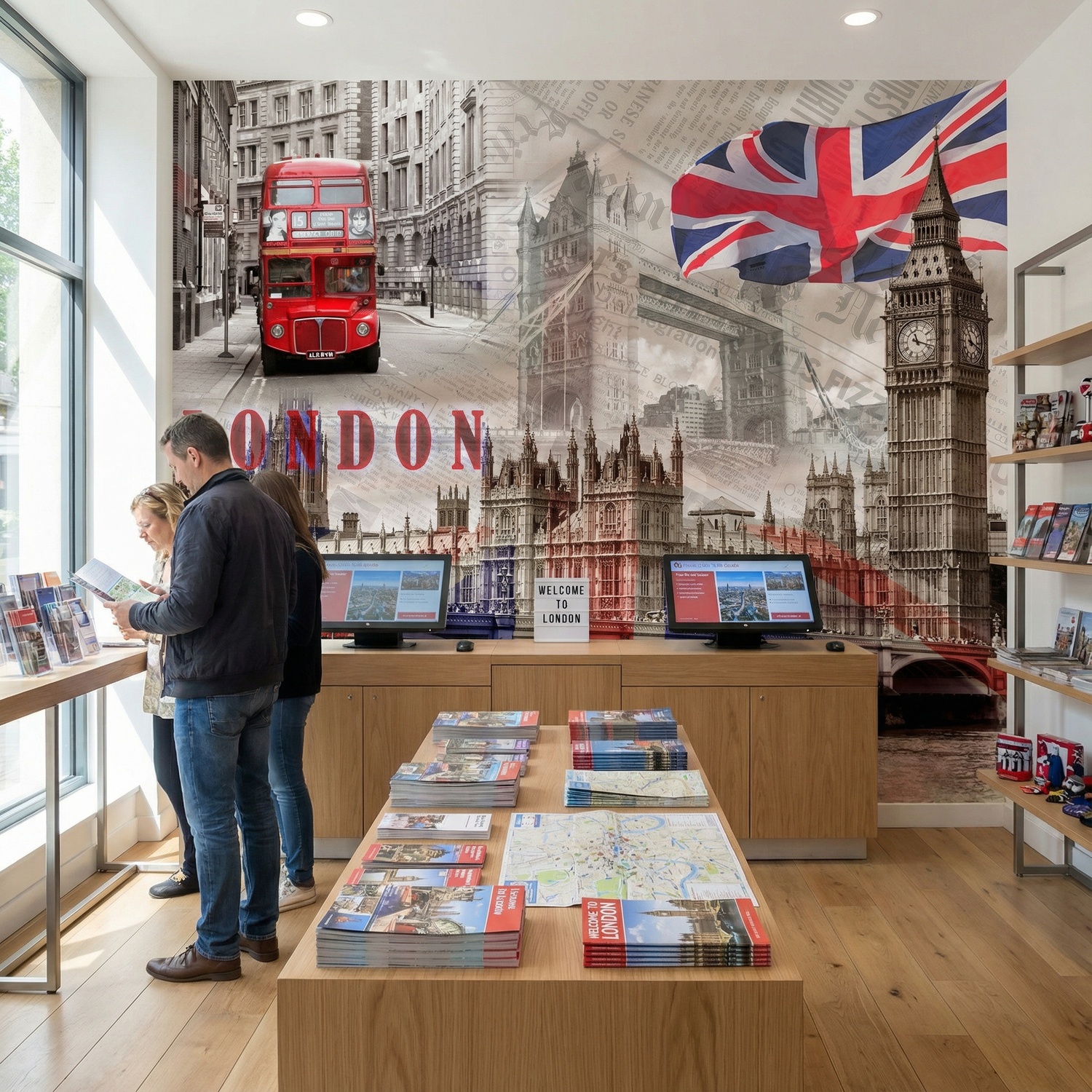 Fotomurales: Collage Palacio de Westminster