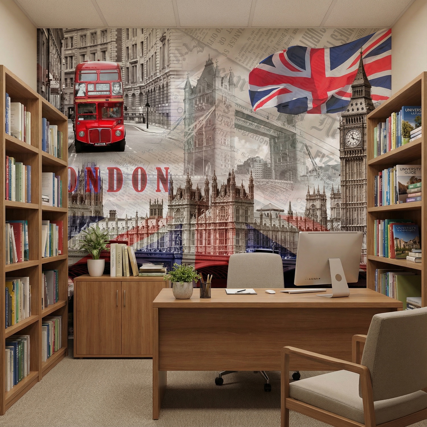 Fotomurales: Collage Palacio de Westminster