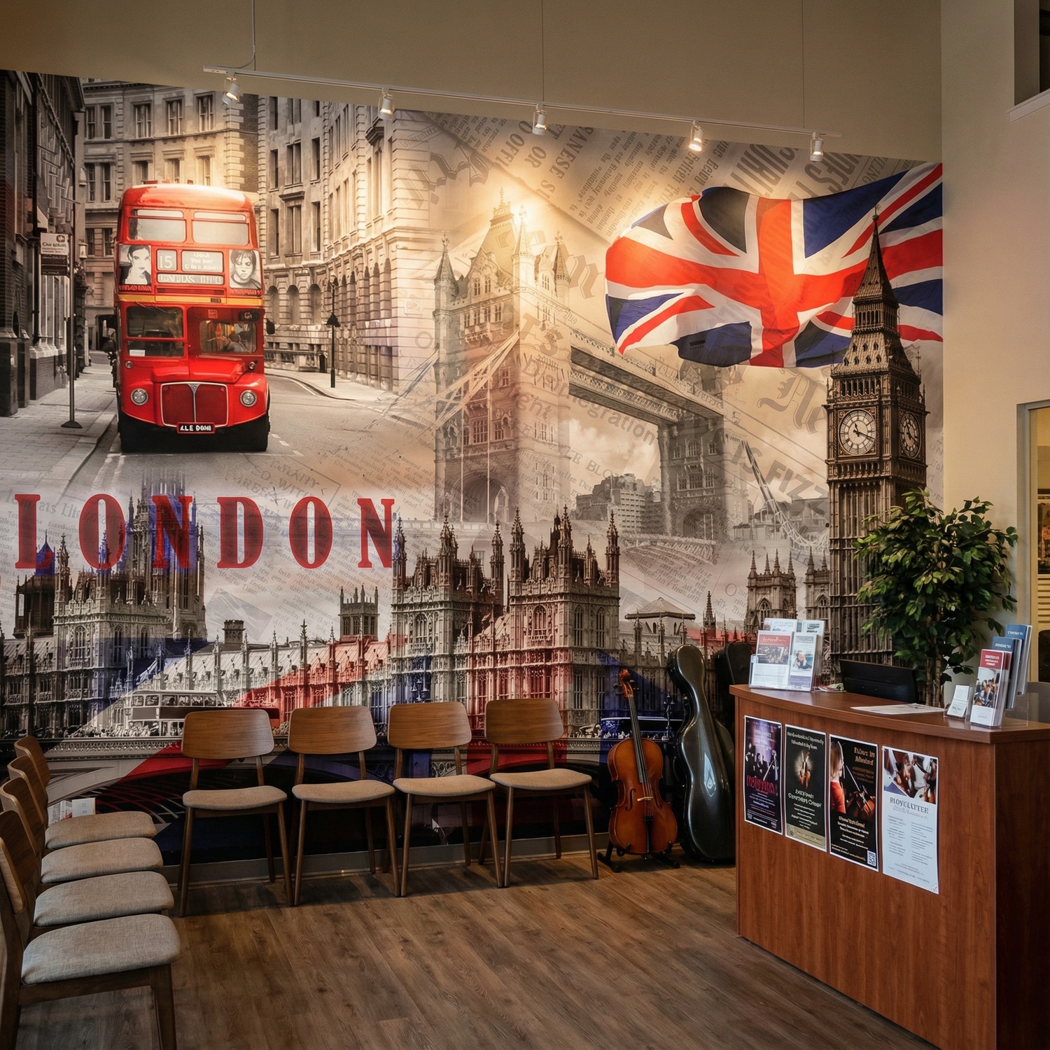 Fotomurales: Collage Palacio de Westminster