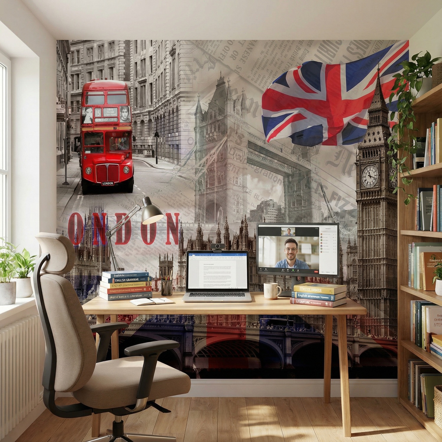 Fotomurales: Collage Palacio de Westminster