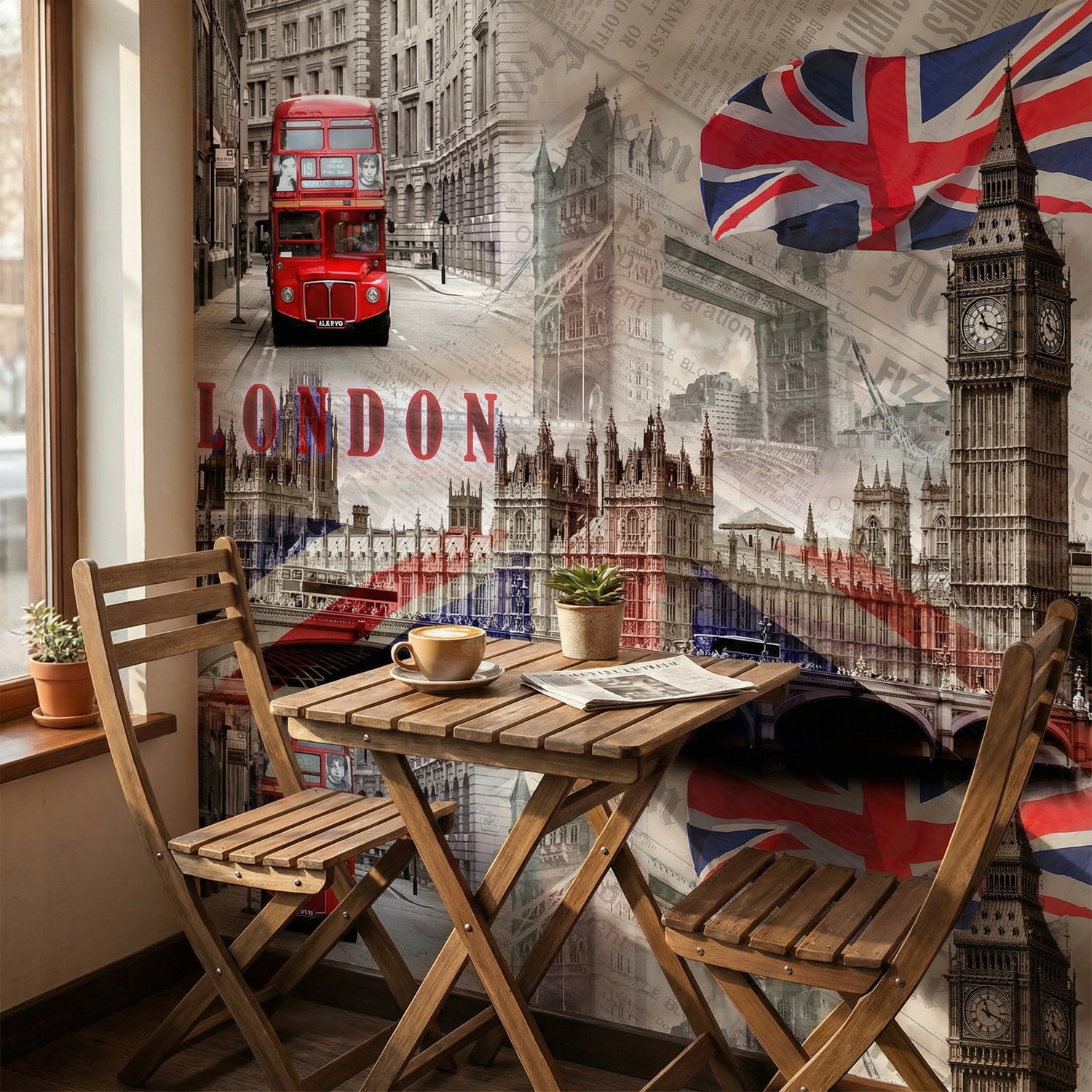 Fotomurales: Collage Palacio de Westminster