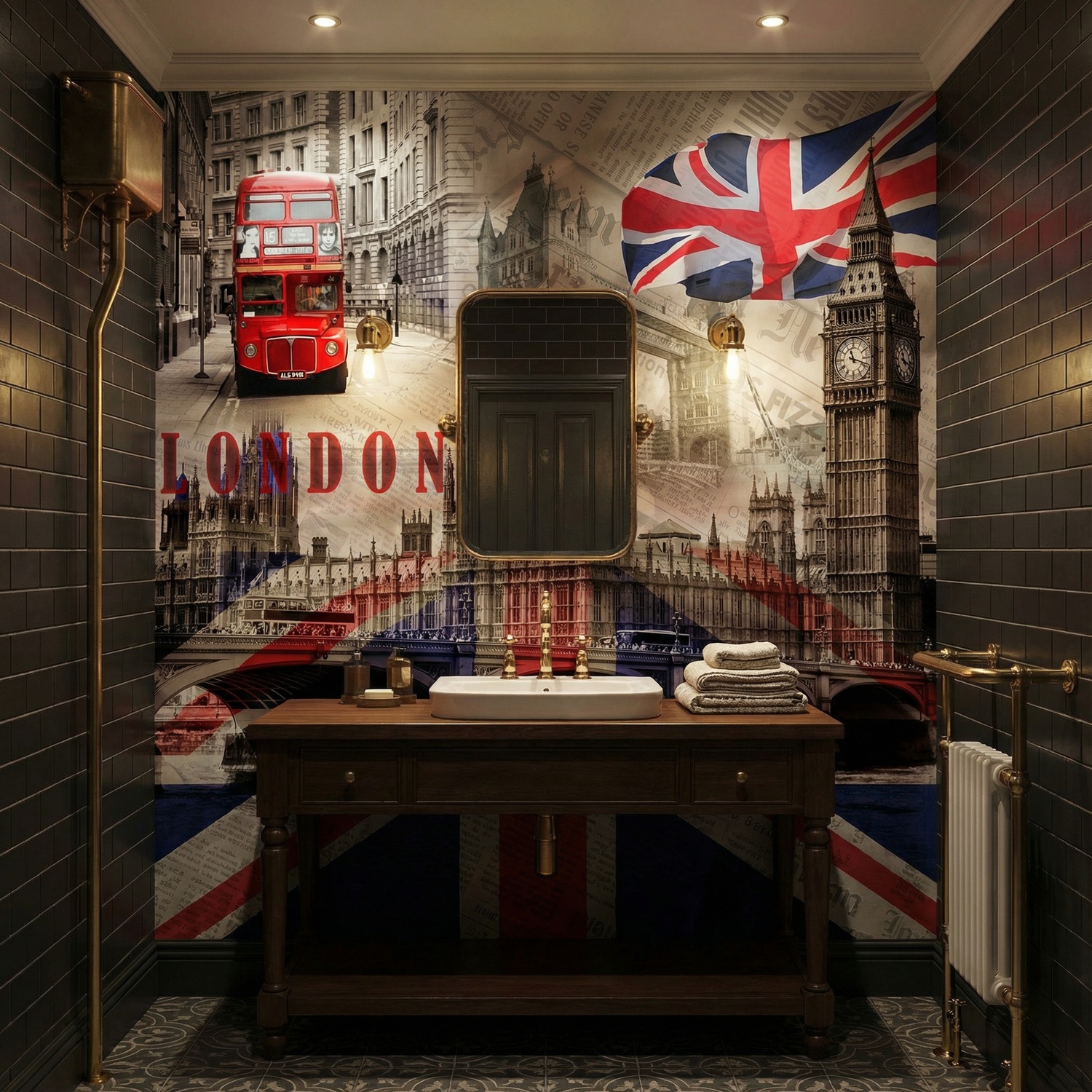 Fotomurales: Collage Palacio de Westminster