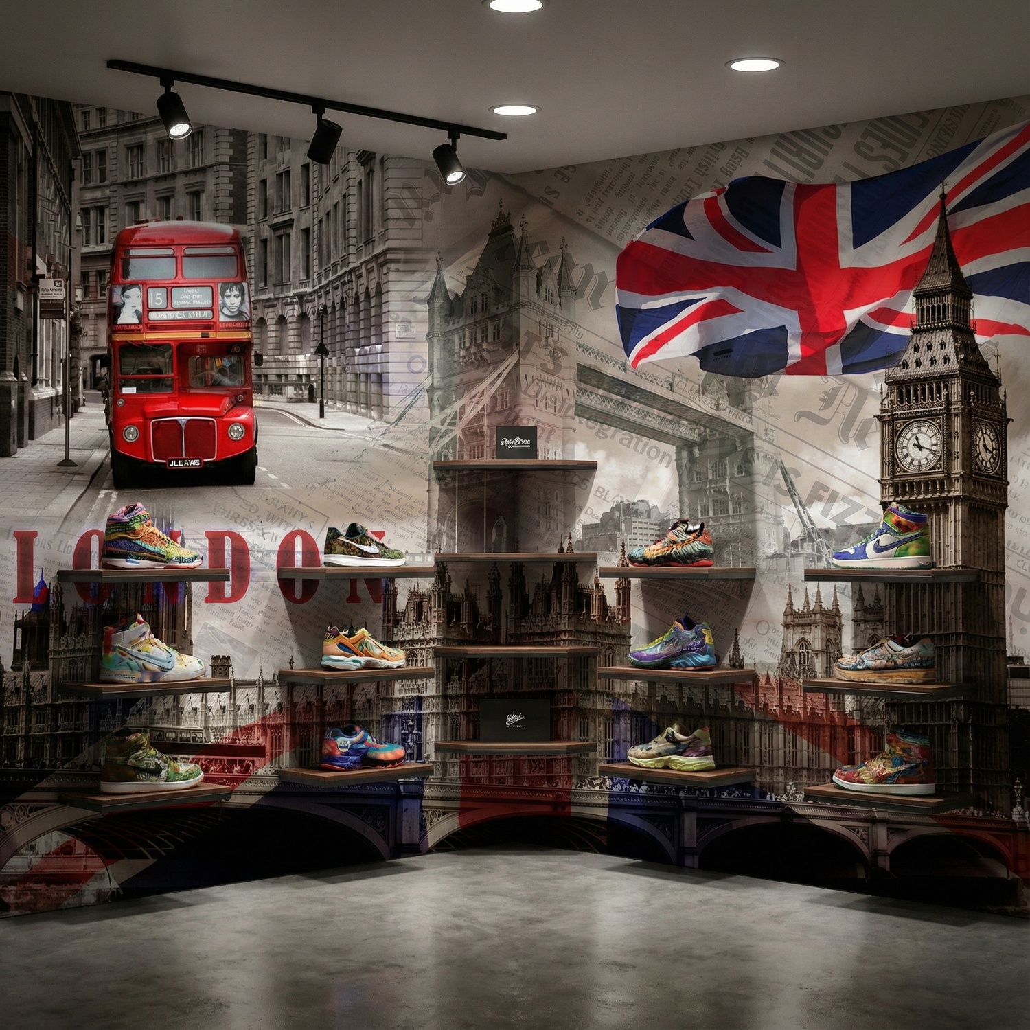 Fotomurales: Collage Palacio de Westminster