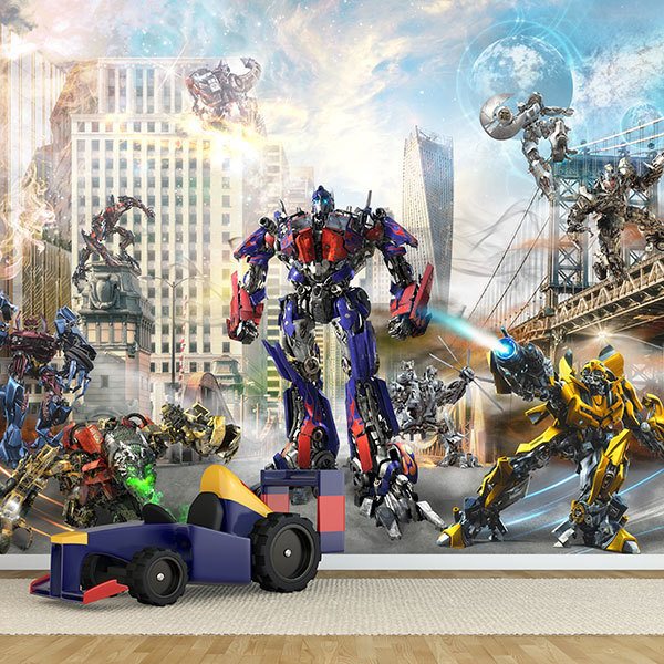 Fotomurales: Transformers en acción