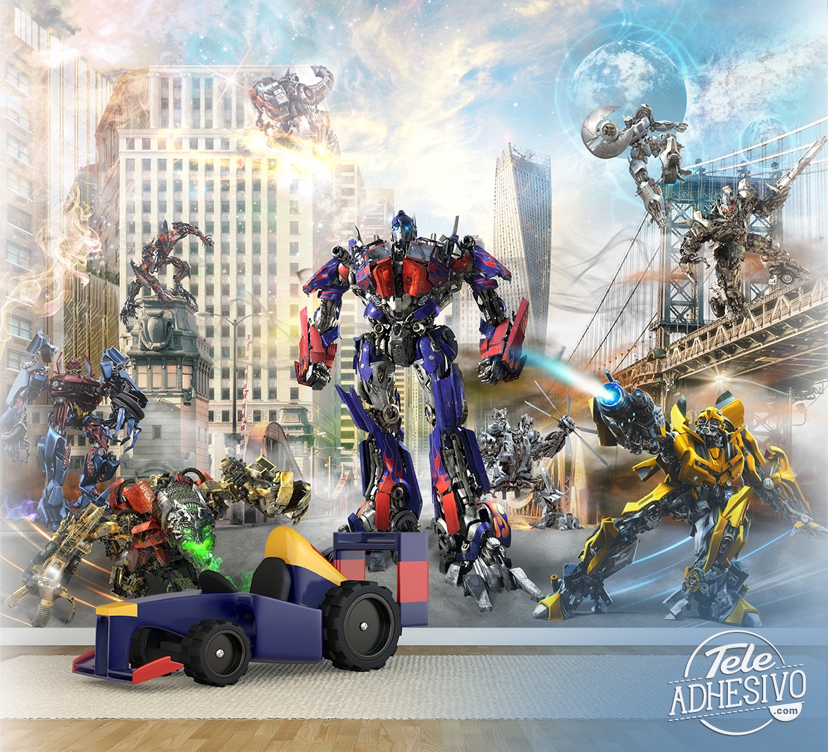 Fotomurales: Transformers en acción