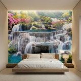 Fotomurales: Jard&iacute;n de grandes cascadas 2