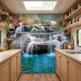 Fotomurales: Jard&iacute;n de grandes cascadas 20