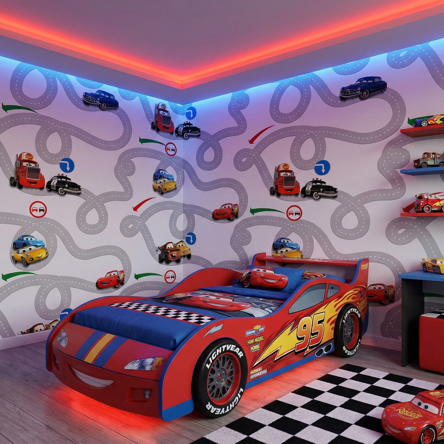 Fotomurales: Circuito de Cars, Disney