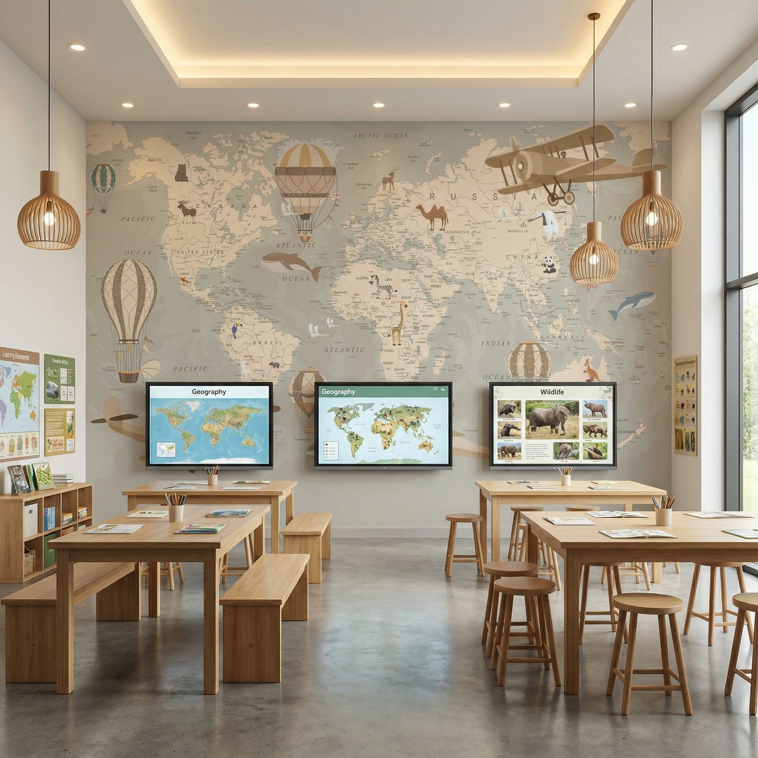 Fotomurales: Mapamundi del aventurero