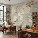 Fotomurales: Mapamundi del aventurero 7