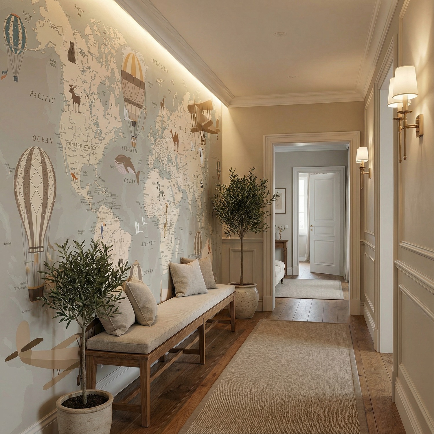 Fotomurales: Mapamundi del aventurero