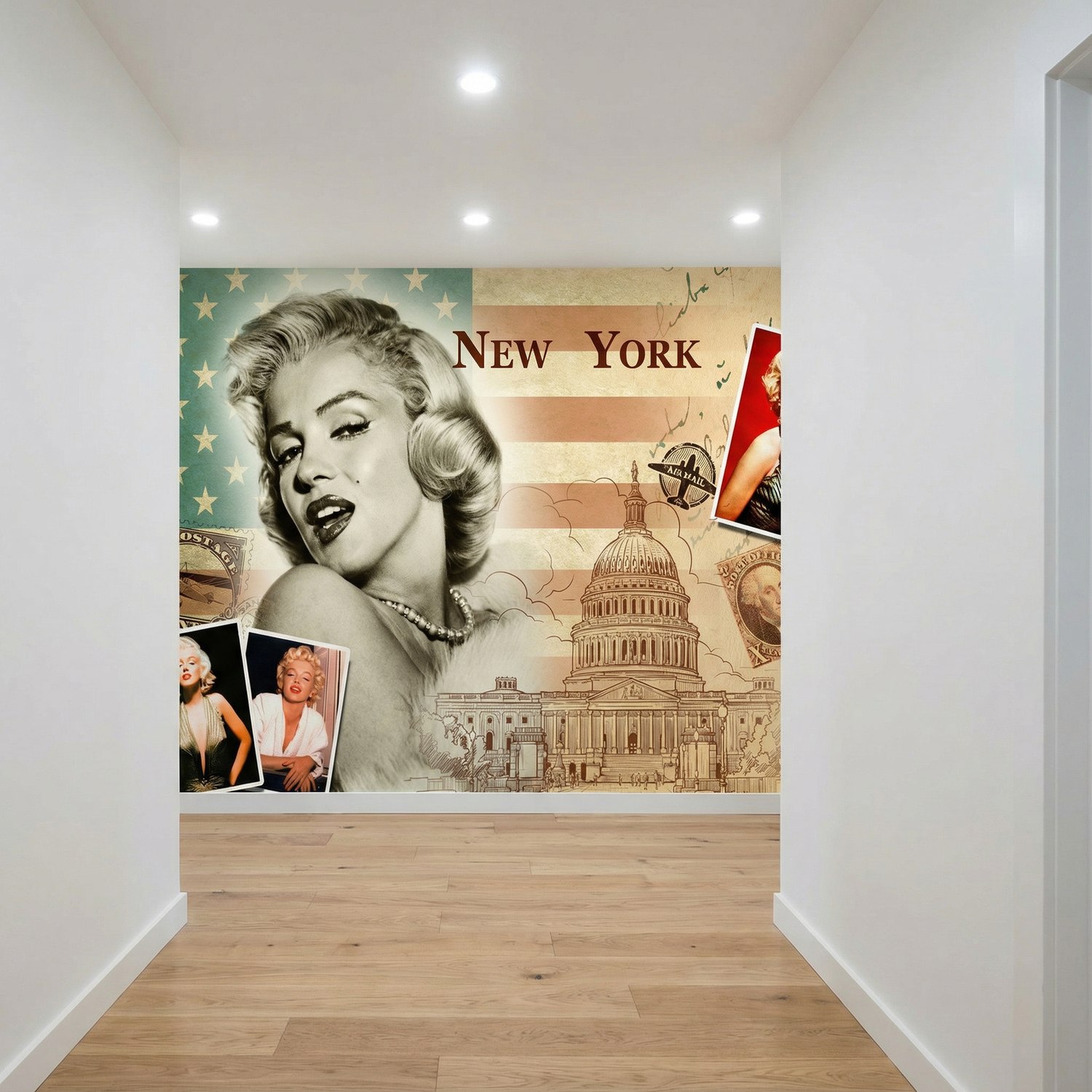 Fotomurales: Collage Marilyn Monroe