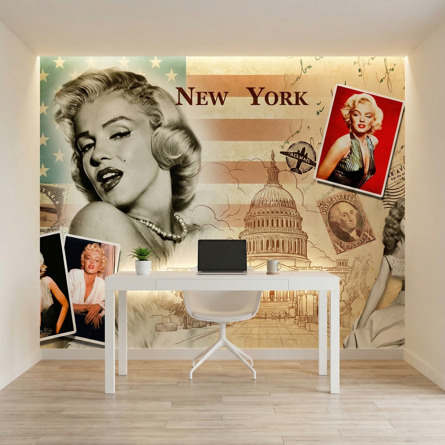 Fotomurales: Collage Marilyn Monroe