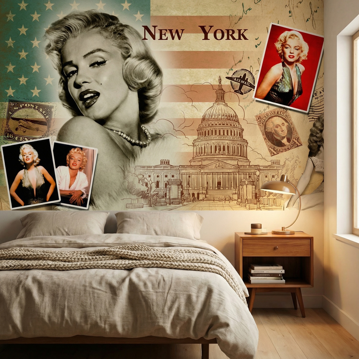 Fotomurales: Collage Marilyn Monroe