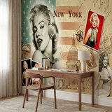 Fotomurales: Collage Marilyn Monroe 10