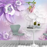 Fotomurales: Flores violetas 2