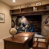 Fotomurales: Coche antiguo en el garaje 9