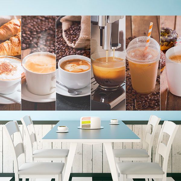 Fotomurales: Collage café y desayuno 0