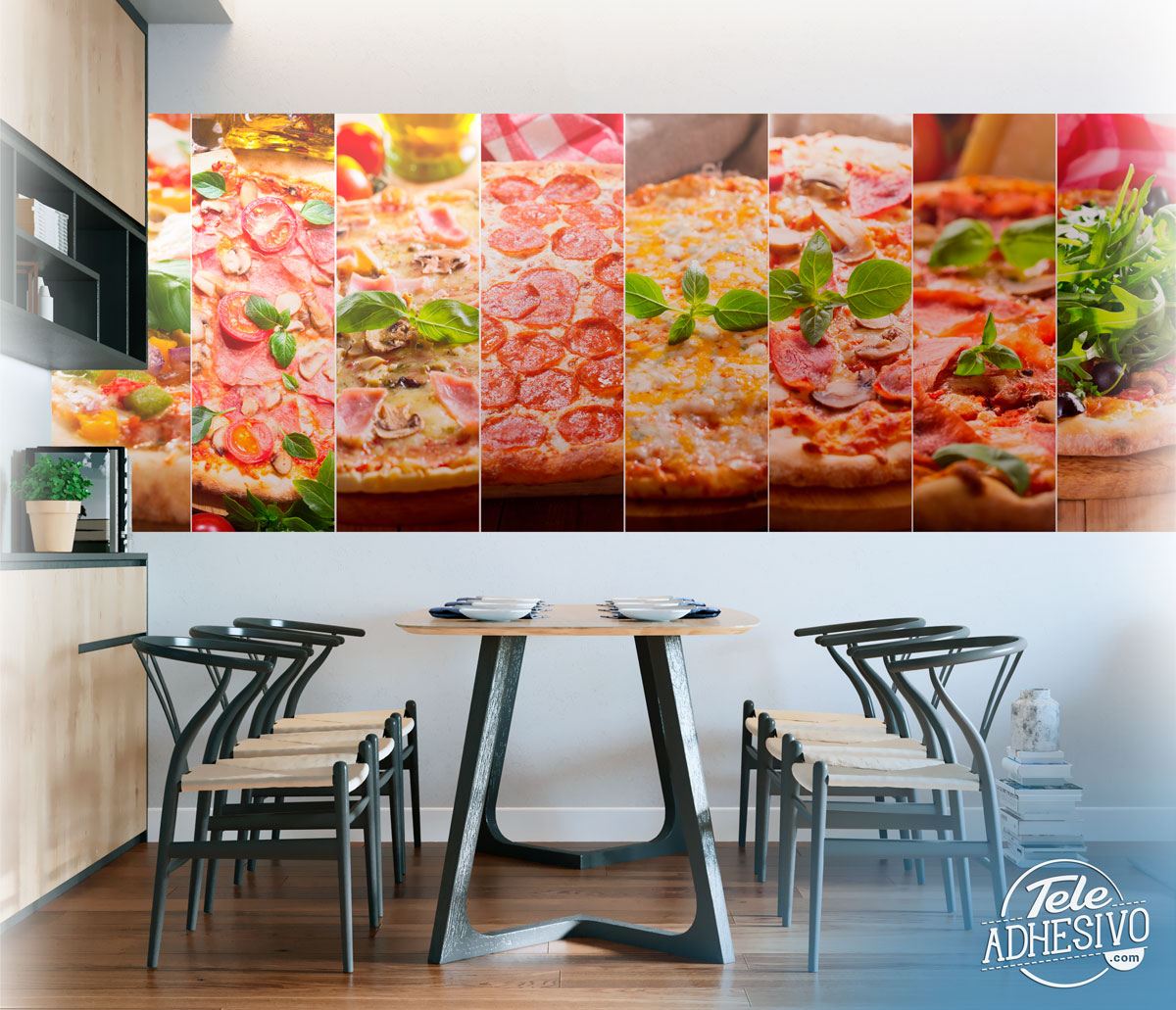 Fotomurales: Collage pizza