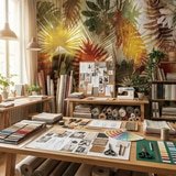 Fotomurales: Estampado hawaiano 13