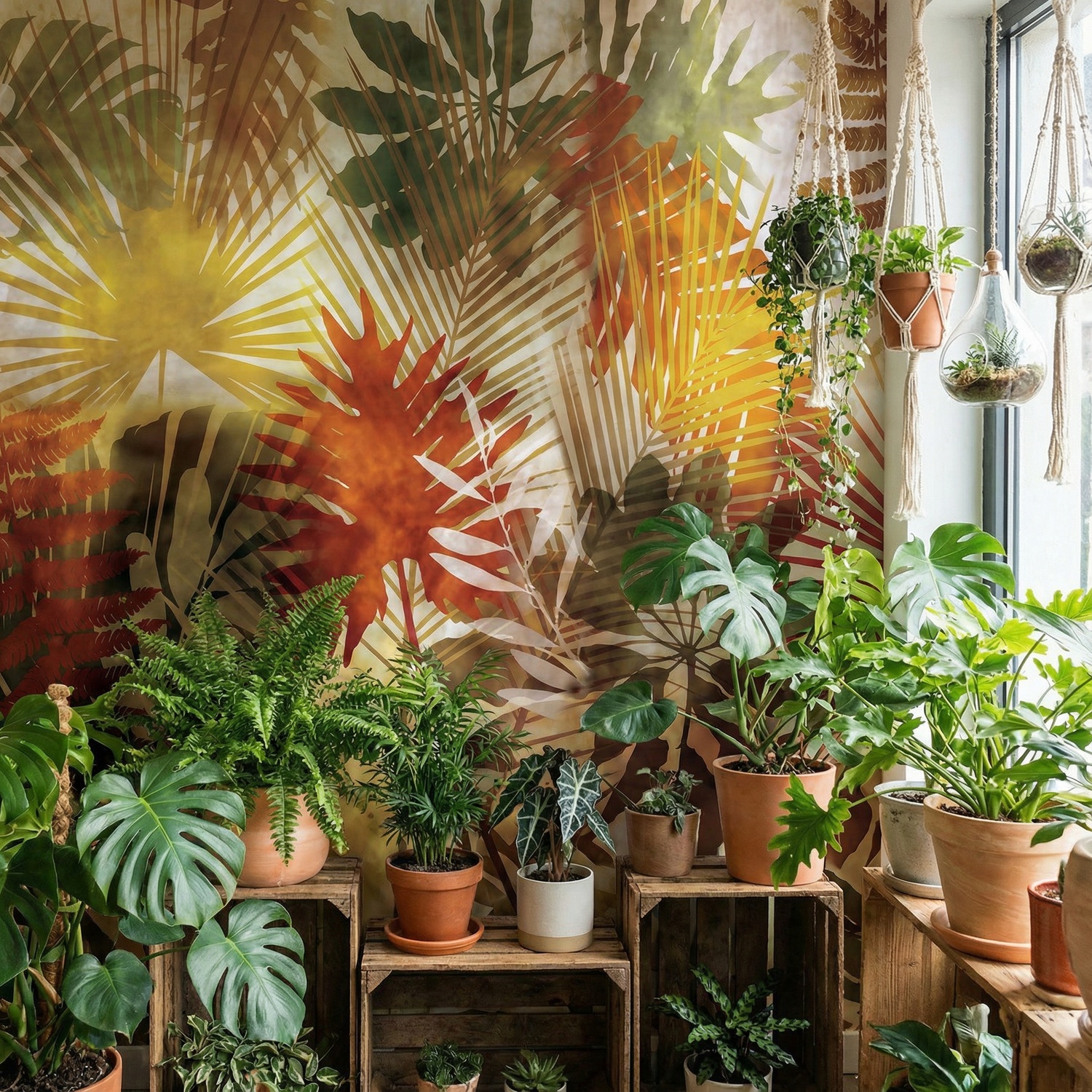 Fotomurales: Estampado hawaiano