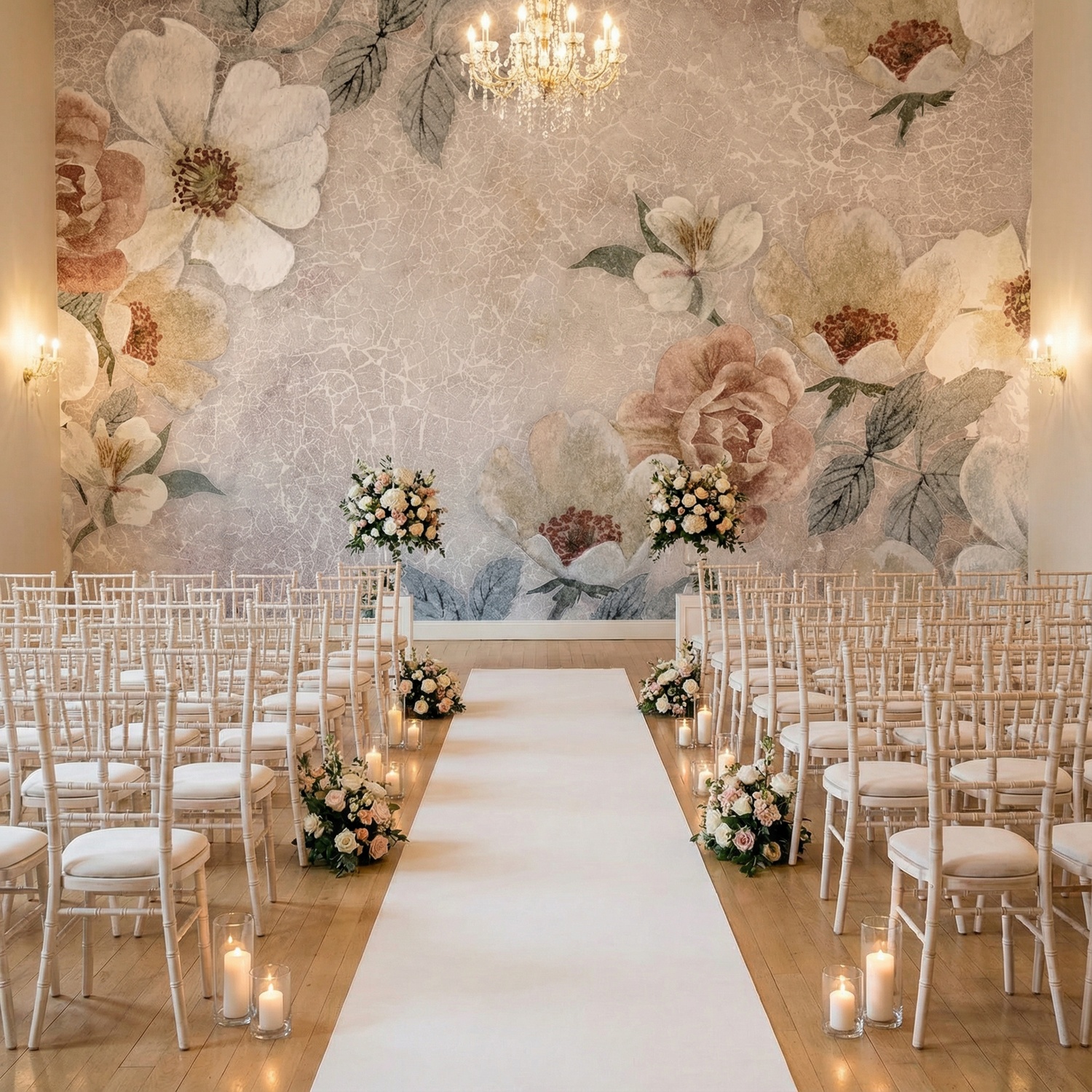 Fotomurales: Estampado floral