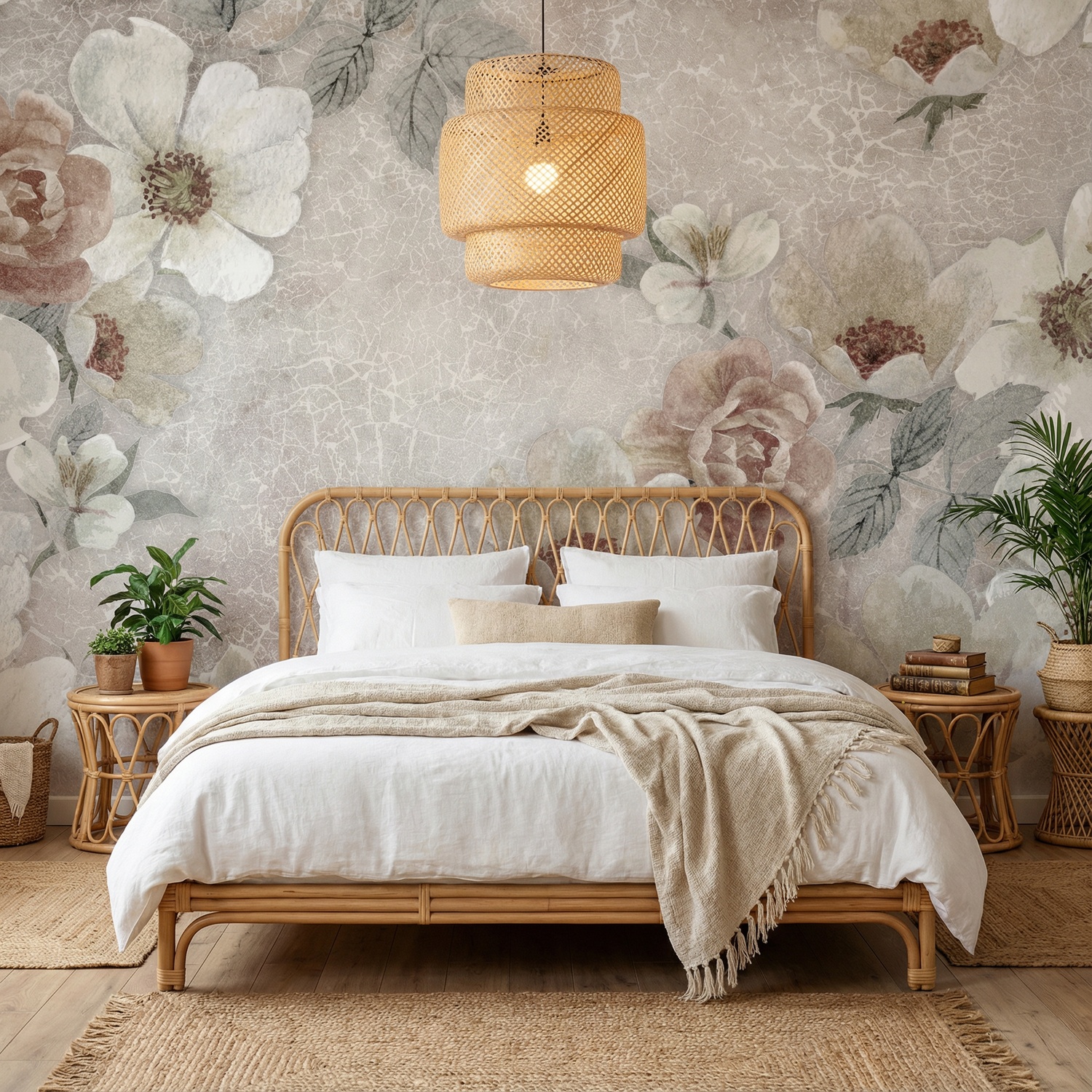 Fotomurales: Estampado floral