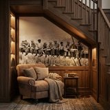 Fotomurales: Obreros en la viga 13