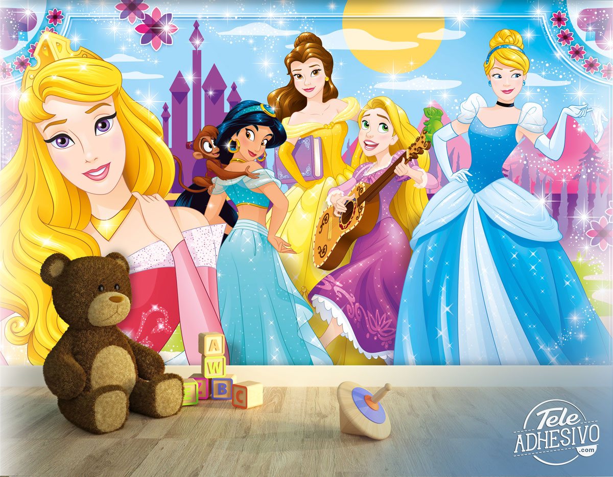 Fotomurales: Princesas Disney juntas