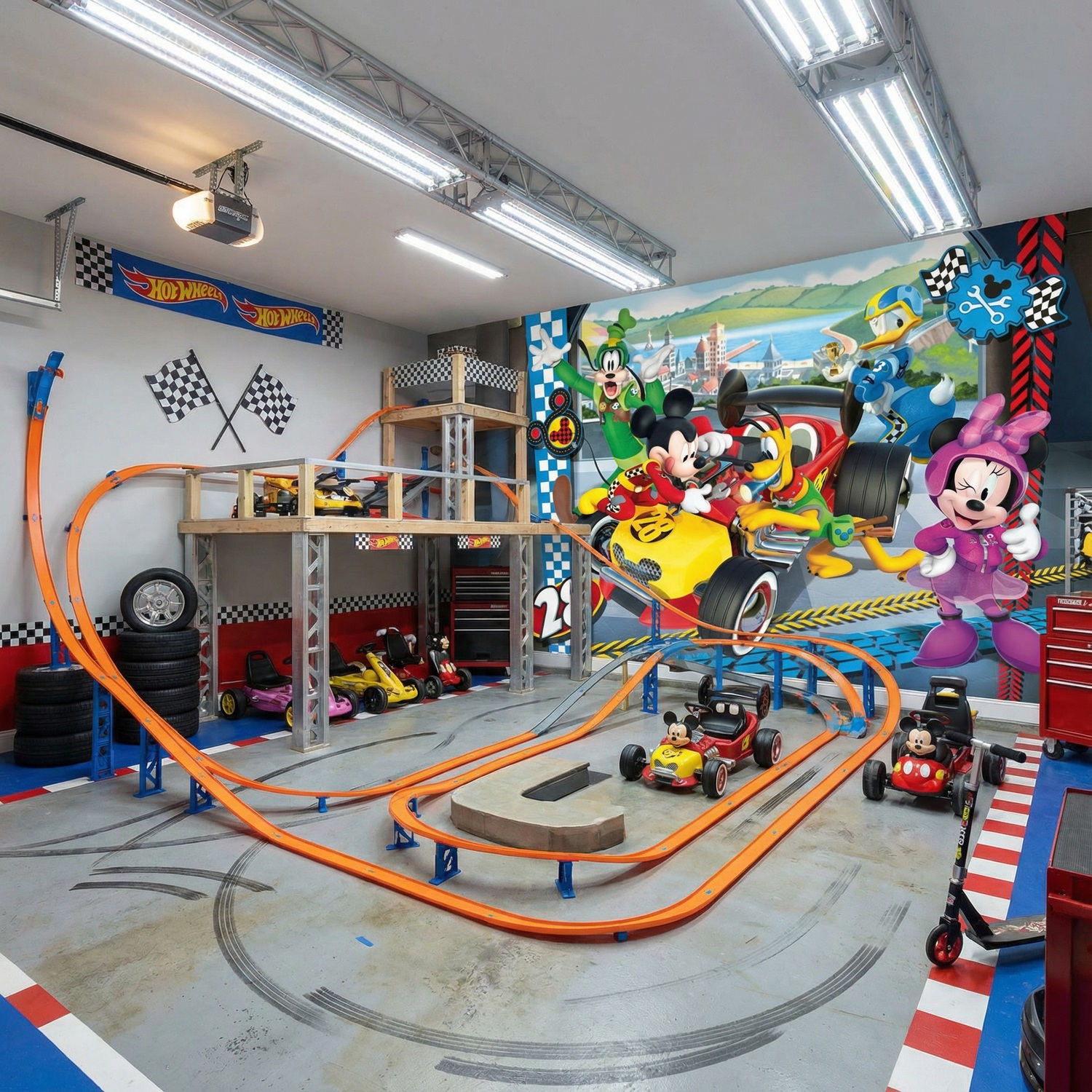 Fotomurales: Equipo mec&aacute;nico Disney