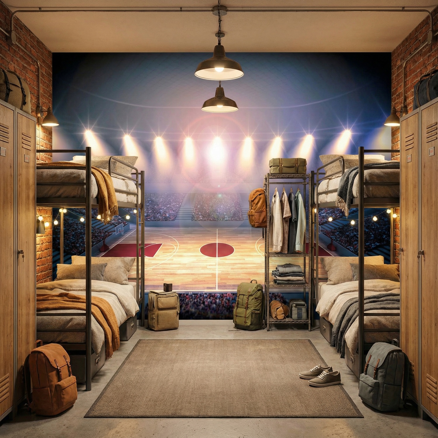 Fotomurales: Cancha de basket