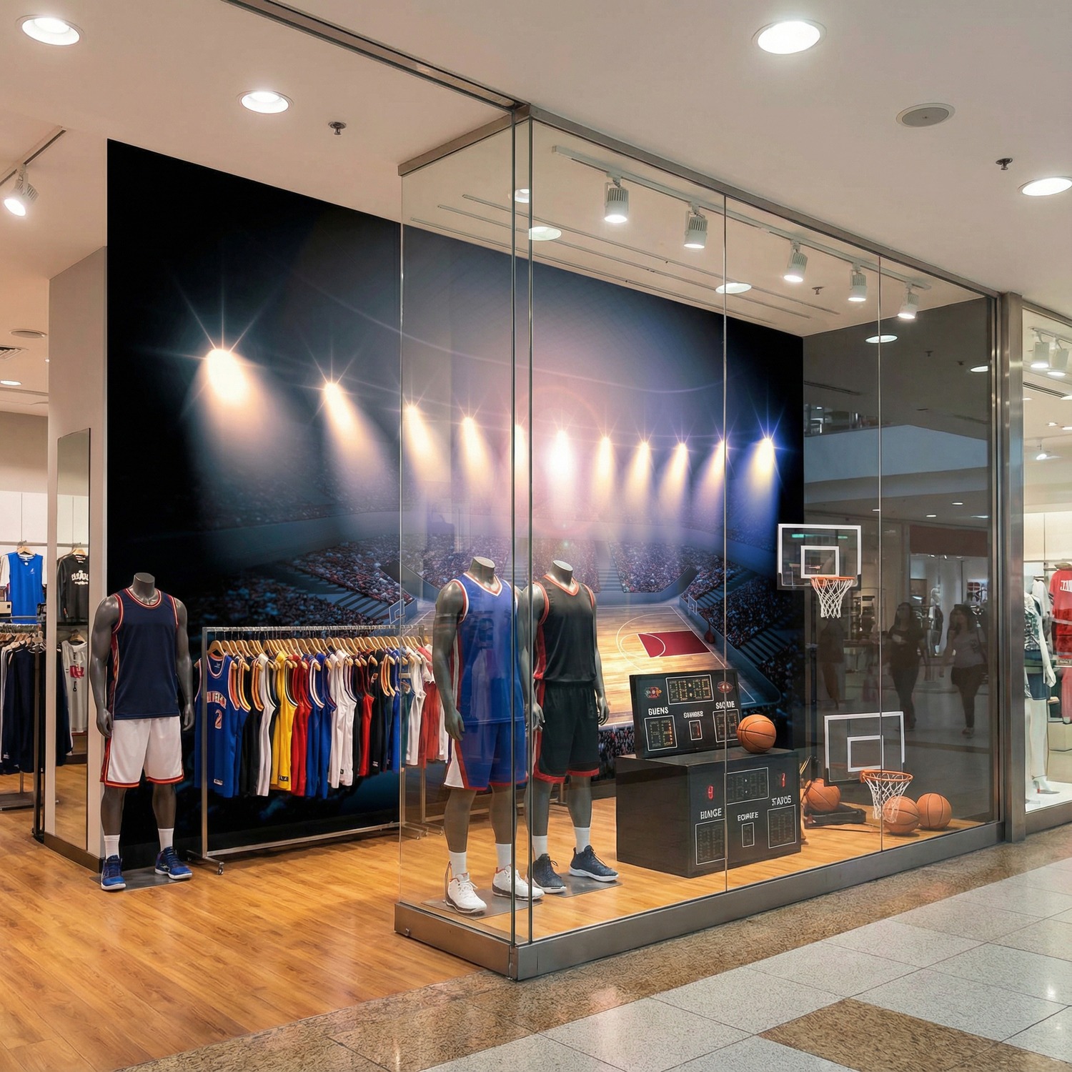 Fotomurales: Cancha de basket