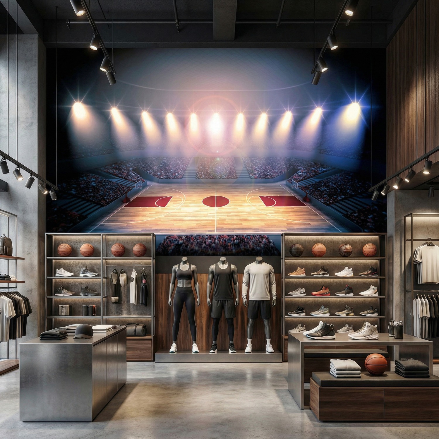 Fotomurales: Cancha de basket